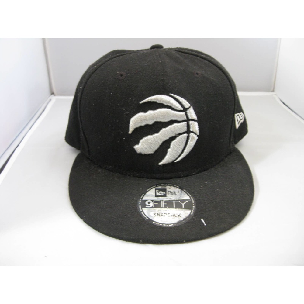 NEW ERA TORONTO RAPTORS BLACK 9FIFTY MENS SNAPBACK HAT